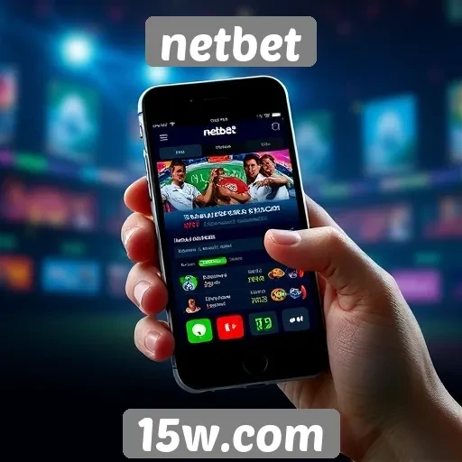 Experiência móvel do usuário no site netbet